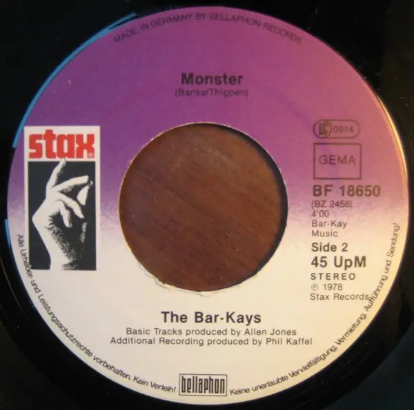 Bar-Kays Holy Ghost Vinyl Single 7inch NEAR MINT Stax | eBay