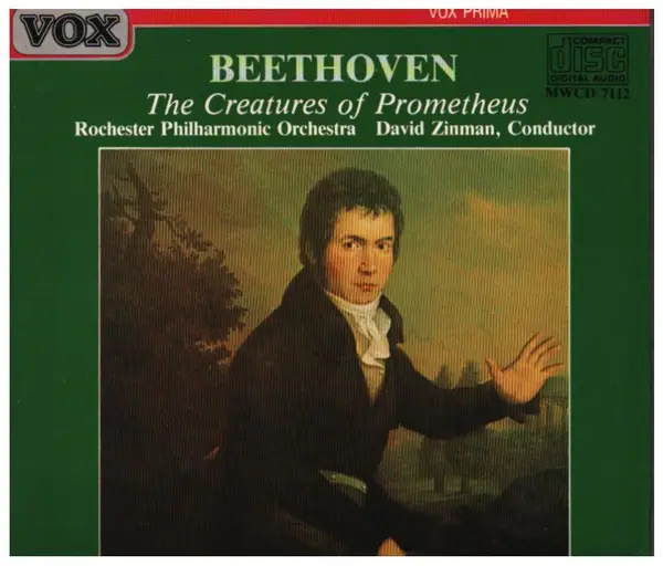 The creatures of prometheus (cardboard fold-out sleeve) by Beethoven ...