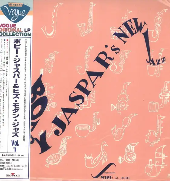 BOBBY JASPAR - New Jazz Vol. 1 (OBI + INSERT) - LP