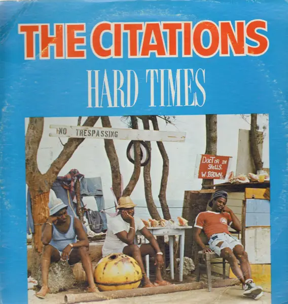 Hard Times Ultra Rare Soca Reggae By Citations Lp With Recordsale Ref