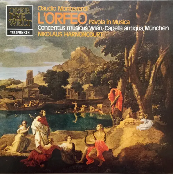 Claudio Monteverdi L Orfeo Vinyl Records Lp Cd On Cdandlp