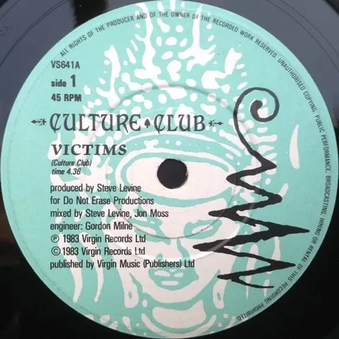Culture Club Victims (POSTER SLEEVE)