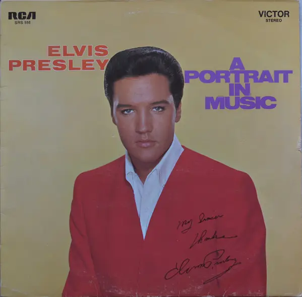 Disque vinyle 33 tours Elvis Presley A portrait in music 1973