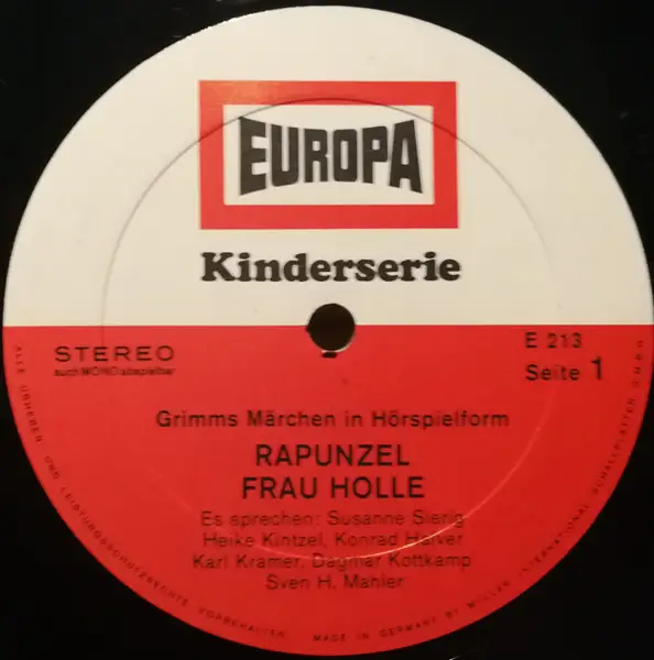 Gebrüder Grimm Rapunzel / Frau Holle / Das Lumpengesindel