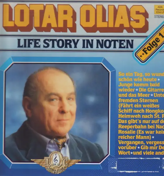 Life story in noten folge 1 by Lotar Olias, LP with recordsale - Ref ...