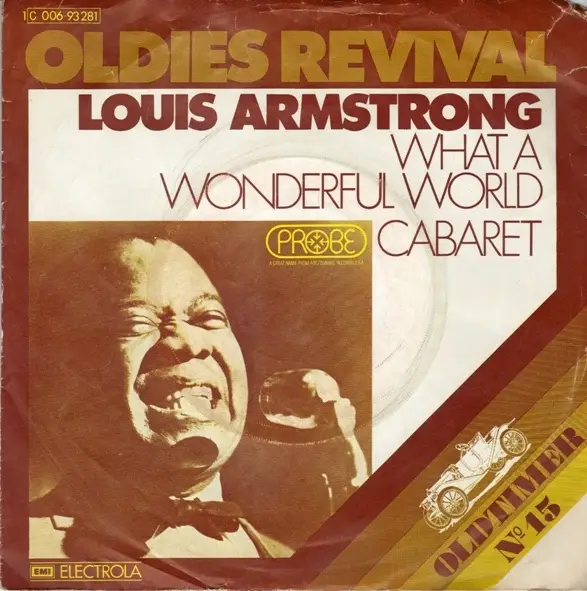 What a wonderful world - cabaret by Louis Armstrong, SP with arshop - Ref:2300136995