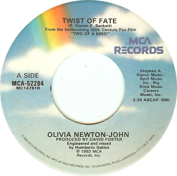 Olivia Newton-John Twist Of Fate