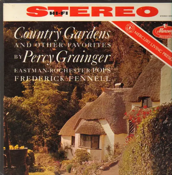 Country Gardens And Other Favorites By Percy Grainger Lp With