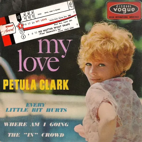 Petula Clark My Love Original French Ep Vinyl Single 7 Inch Near Mint