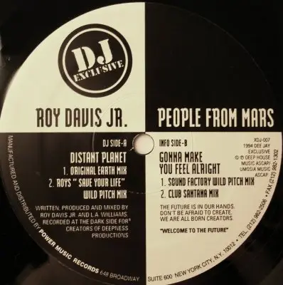 Roy Davis Jr. vinyl, 288 LP records & CD found on CDandLP