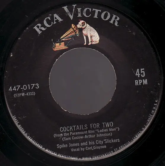 Cocktails For Two By Spike Jones And His City Slickers 7inch X 1 With Recordsale