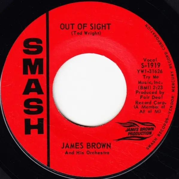 James Brown Out Of Sight Records Lps Vinyl And Cds Musicstack 