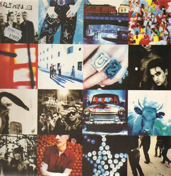 Achtung baby (uncensored cover) by U2, LP with recordsale - Ref:3111988130