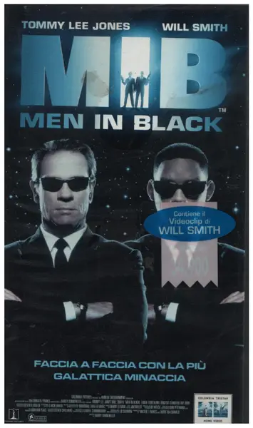 Men In Black Italian By Will Smith Tommy Lee Jones Vhs With