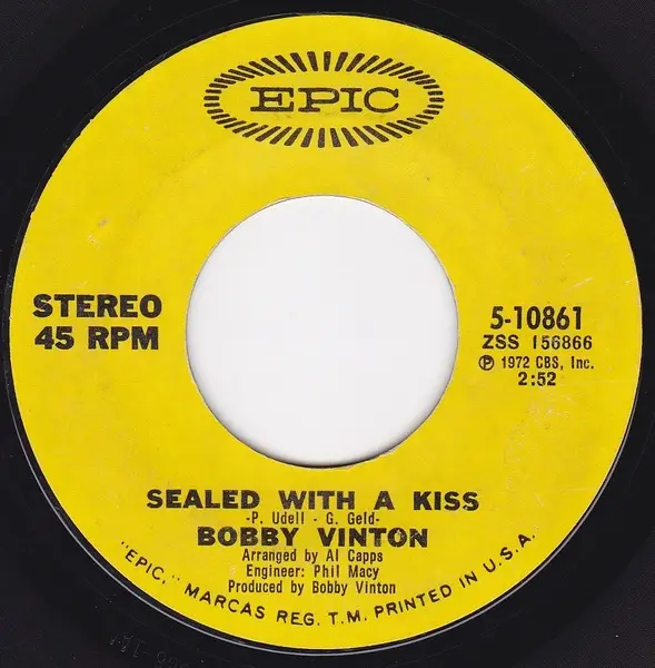 45 tours sealed with a kiss