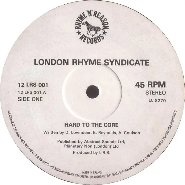 Rhyme Syndicate Comin through. РВ London Core. About London Rhymes. Лейбл rhymes