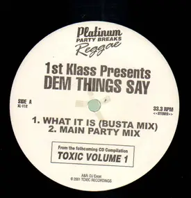 1st Klass - Dem Things Say
