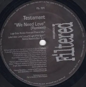 Testament - We Need Love