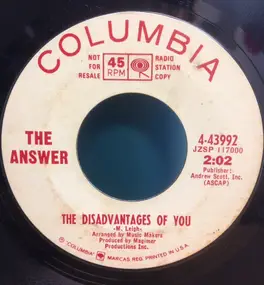 The Answer - The Disadvantages Of You