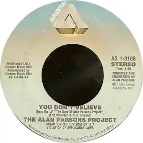 The Alan Parsons Project - You Don't Believe
