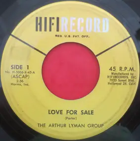 The Arthur Lyman Group - Love For Sale / Dahil Sayo