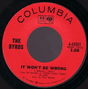 The Byrds - It Won't Be Wrong
