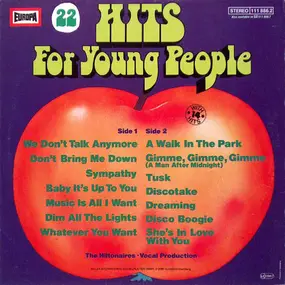 Hiltonaires - Hits For Young People 22
