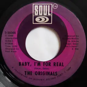 The Originals - Baby I'm For Real