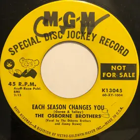 Osborne Brothers - Each Season Changes You / The Black Sheep Returned To The Fold