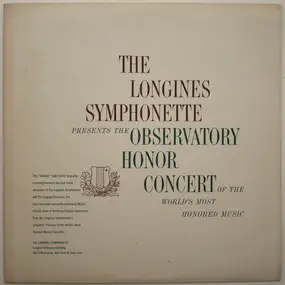 The Longines Symphonette - Observatory Honor Concert Of The World's Most Honored Music