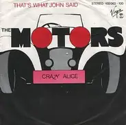 The Motors - That's What John Said