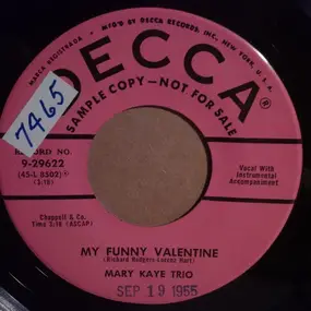 The Mary Kaye Trio - My Funny Valentine