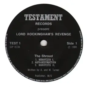 The Shroud - Testament Records Present Lord Rockingham's Revenge