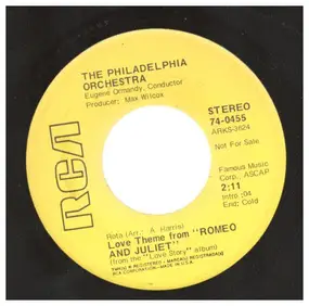 Philadelphia Orchestra - Love Theme From 'Romeo And Juliet' / Theme From 'Love Story'