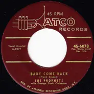 The Prophets With George Cook Orchestra - Baby Come Back