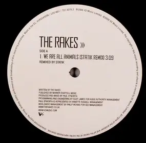 The Rakes - We Are All Animals / 22 Grand Job (Remixes)