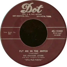 the fontane sisters - Put Me In The Mood / Most Of All