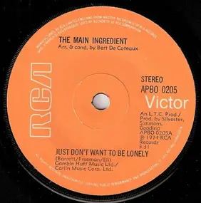 The Main Ingredient - Just Dont Want To Be Lonely