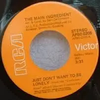 The Main Ingredient - Just Dont Want To Be Lonely / Goodbye My Love