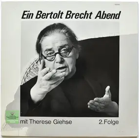 Therese Giehse - Ein Bertolt Brecht Abend Mit Therese Giehse 2. Folge