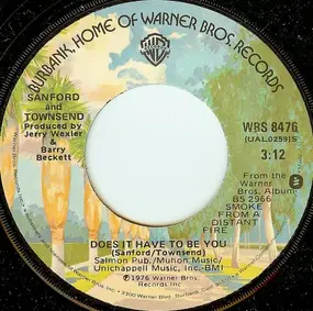 Sanford & Townsend - Does It Have To Be You