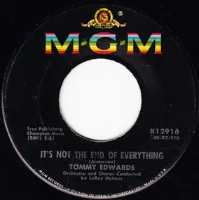 tommy edwards - It's Not The End Of Everything / Blue Heartaches
