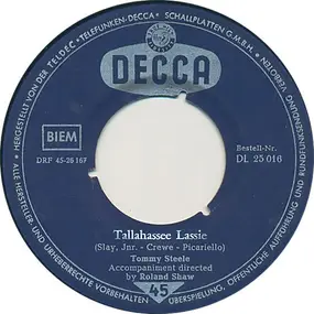 Tommy Steele - Tallahassee Lassie / Give! Give! Give!