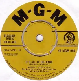 tommy edwards - It's All In the Game