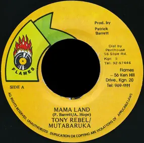 Tony Rebel - Mama Land