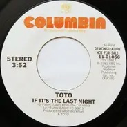 Toto - If It's The Last Night