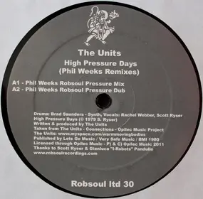 The Units - High Pressure Days / H.E.R.O.I.N (Phil Weeks Remixes)