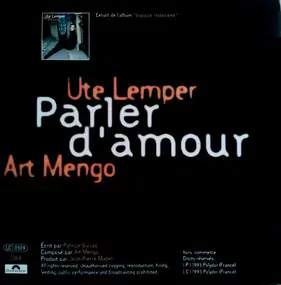 Ute Lemper - Parler D'Amour