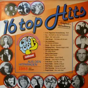 Various Artists - 16 Top Hits National Juli / August 1988