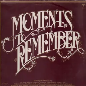 Louis Armstrong - Moments To Remember